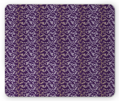 Lavish Curls on Purple Tone Mouse Pad