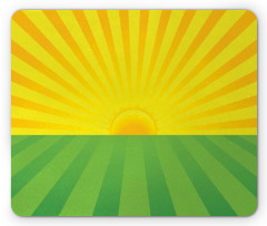 Simplistic Summer Sunrise Mouse Pad