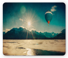 Balloon and Rising Sun Mouse Pad