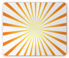 Sunrays in Tangerine Tones Mouse Pad