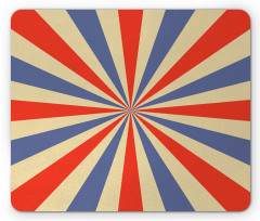 Vintage Rays Pinwheel Art Mouse Pad