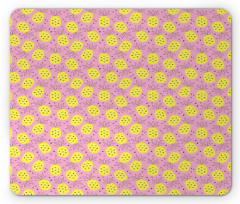 Pineapple Hearts Pop Art Mouse Pad