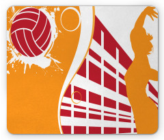 Summer Tones Lady Player Mouse Pad