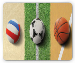 Sportive 3 Sports Activities Mouse Pad