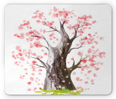 Blooming Sakura Mouse Pad