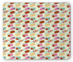 Summertime Tasty Motif Mouse Pad