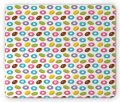 Baked Glazed Dougnuts Art Mouse Pad