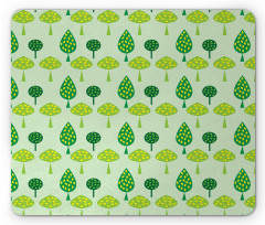 Abstract Trees Blossoming Mouse Pad