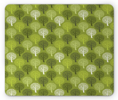 Abstract Trees Motifs Art Mouse Pad