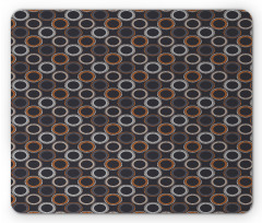 Ethnic Circle Dot Mouse Pad