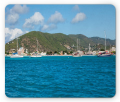 Coast of Sint Marteen Island Mouse Pad