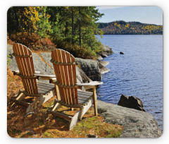 Adirondack Chairs Shore Mouse Pad