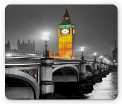 Big Ben Bridge Night Mouse Pad