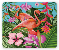 Hibiscus Tropic Flower Mouse Pad