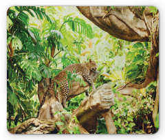 Tropic Wild Jungle Leaf Mouse Pad
