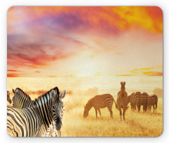 South Wild Zebra Mouse Pad