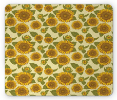 Funky Style Sunflower Mouse Pad