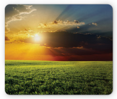 Dark Clouds Sunset Mouse Pad