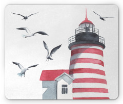 Seagulls Beach Sea Mouse Pad