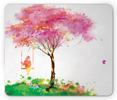 Spring Blossoming Tree Mouse Pad