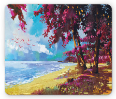 Summer Blossom Trees Mouse Pad