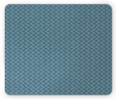 Dotted Petals Branches Art Mouse Pad