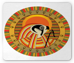 Ancient Sun Figure Mouse Pad