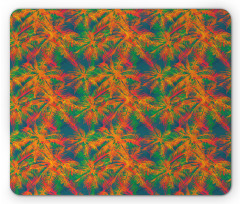 Psychedelic Like Palm Trees Mouse Pad