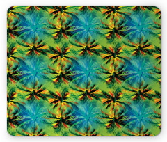 Jumble Exotic Palms Layout Mouse Pad