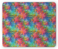 Abstract Toned Summer Palms Mouse Pad