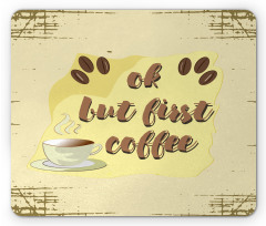 Coffee Beans Steam Mouse Pad