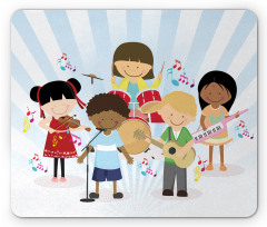 Children Performing Happily Mouse Pad