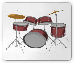 Picture of a Drum Kit Scene Mouse Pad