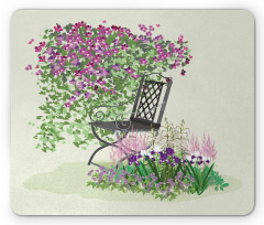 Flowers Blooming Garden Mouse Pad
