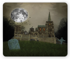 Old Village and Grave Mouse Pad
