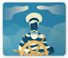 Sailor in the Ocean Mouse Pad