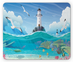 Watchtower Seagulls Mouse Pad