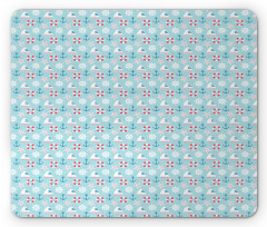 Marine Items Pattern Mouse Pad