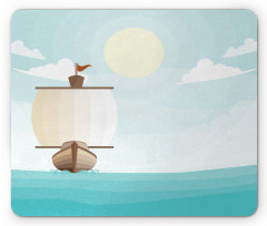 Sailboat in the Ocean Mouse Pad