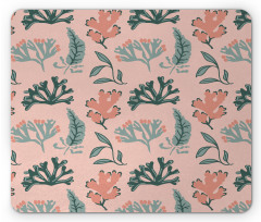 Seaweed Coral Tones Mouse Pad