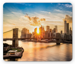 Cityscape of Brooklyn Mouse Pad