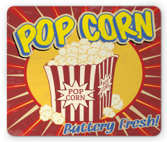 Pop Corn Movie Snack Mouse Pad