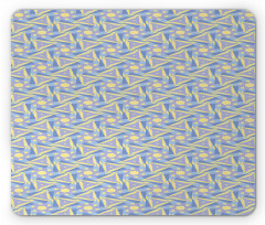 Pastel Contemporary Shapes Mouse Pad