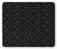 Monochrome Random Shades Mouse Pad