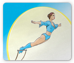 Woman Performing Trapeze Mouse Pad