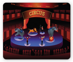 Pattern of Show Time Stage Mouse Pad