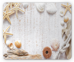 Ocean Shells Starfishes Mouse Pad