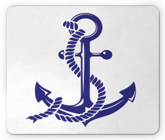 Nautical Rope and Anchor Mouse Pad