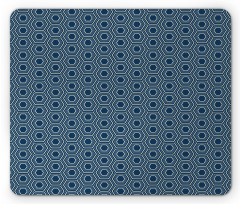 Classic Hexagons Pattern Mouse Pad