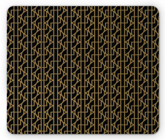 Zigzags Streaks Graphic Mouse Pad